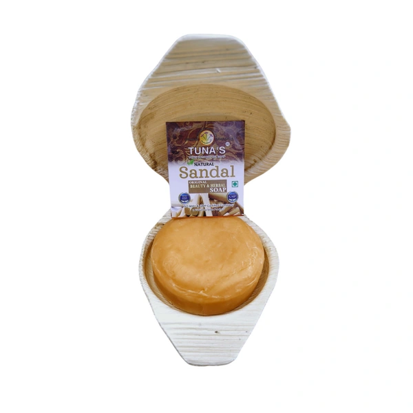 Tuna's® Tunas Sandal Soap | Brightens Skin | Smooth Texture | 65gm - A2, 65gm