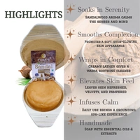 Tuna's® Tunas Sandal Soap | Brightens Skin | Smooth Texture | 65gm - A2, 65gm
