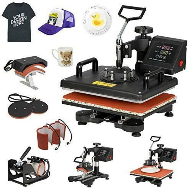 10in1 Heat Press Machine  - Black, 16×24
