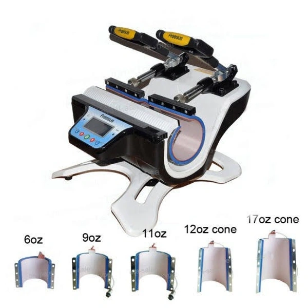 2in1 Mug Press Machine  - White, 11oz & 750ml