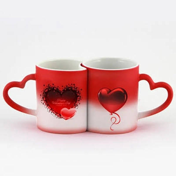 Couple Magic Mug 11oz - Red, 11oz