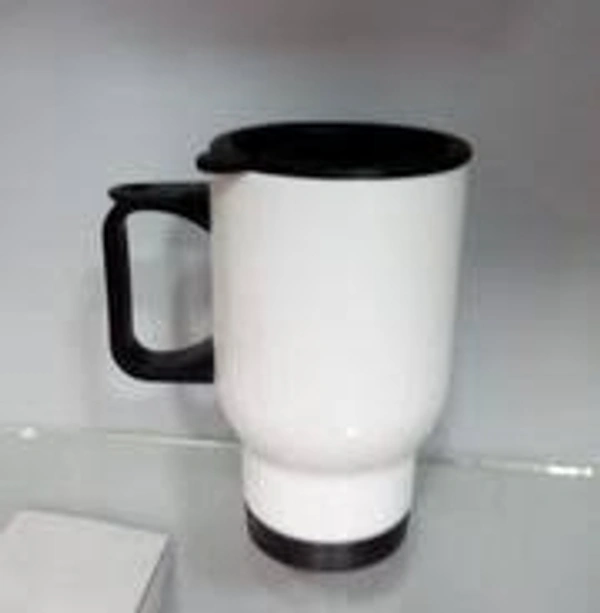 Travel Mug 14oz - White, 14oz