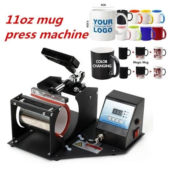 Single Mug Press Machine  - Black, 11oz