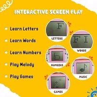 Wembley Educational Computer Laptop Toy for Kids Ages 3 and Up - Featuring 20 Fun Learning Activities - Explore Letters, Words, Games, Mathematics, Music, Logic, and Memory Tools - Blue - ‎kids laptop
