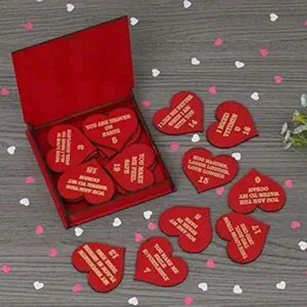APS ART PLUS STORE 20 Reason, Why I Love You Message Box For Valentine Day, Anniversary, Birthday, Gift For Loveable person
