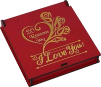 APS ART PLUS STORE 20 Reason, Why I Love You Message Box For Valentine Day, Anniversary, Birthday, Gift For Loveable person