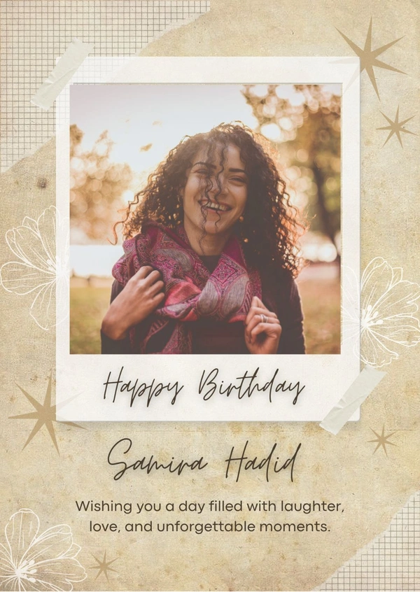 Free Personalized Birthday Greeting Card (With Any Gift Order)"

