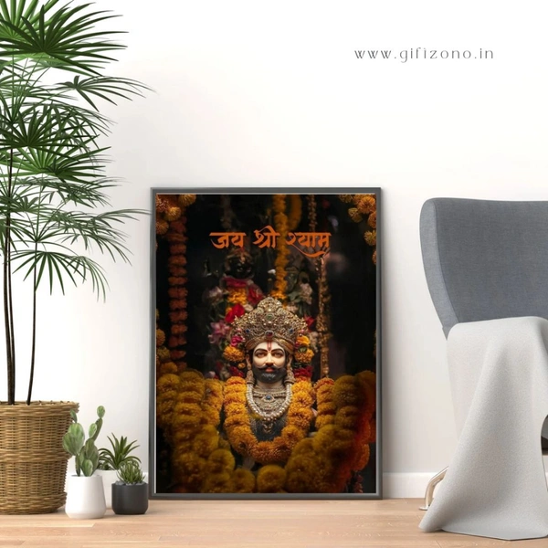 Khatu Shyam Ji Night Devotion Portrait | Glorious Blessings in Every Detail