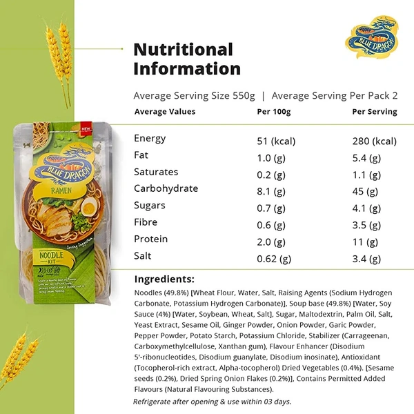 Blue Dragon Ramen Noodle Kit 201g