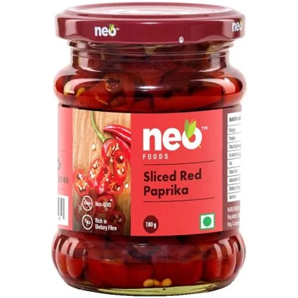 Neo Foods sliced red Paprika 180g