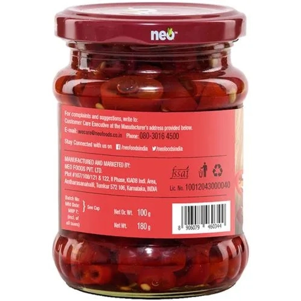 Neo Foods sliced red Paprika 180g