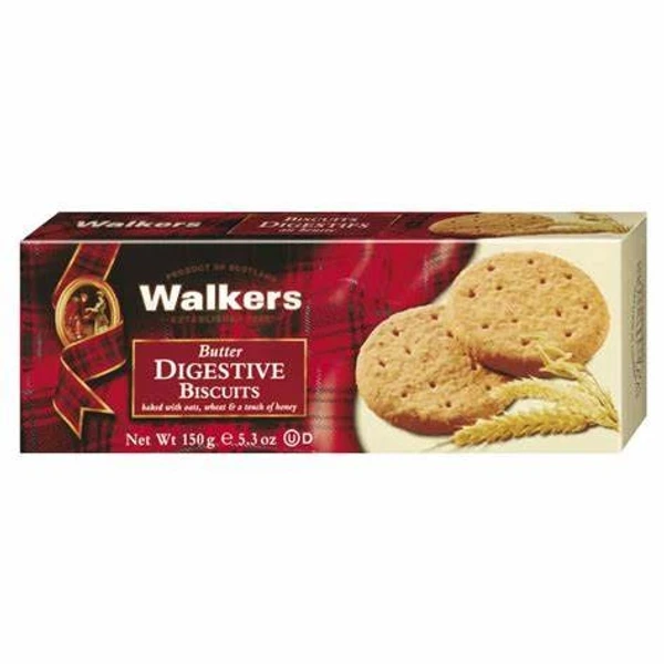 Walkers Butter Digestive Biscuits 150g [IMPORTED]