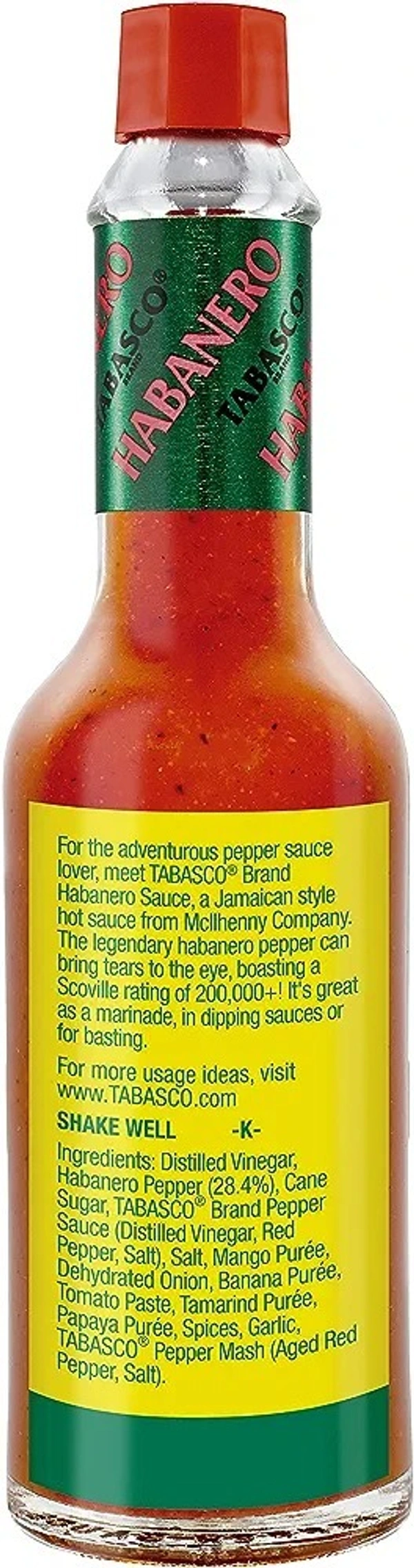 Tabasco Hot Habanero Sauce 60 ml