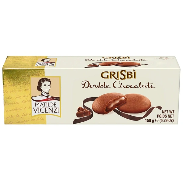 Matilde Vicenzi Grisbi Double Chocolate Cookies 150g [IMPORTED]