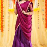 Pongal Special South Indian Traditional Lehenga - Collection 1 - Color, Type
