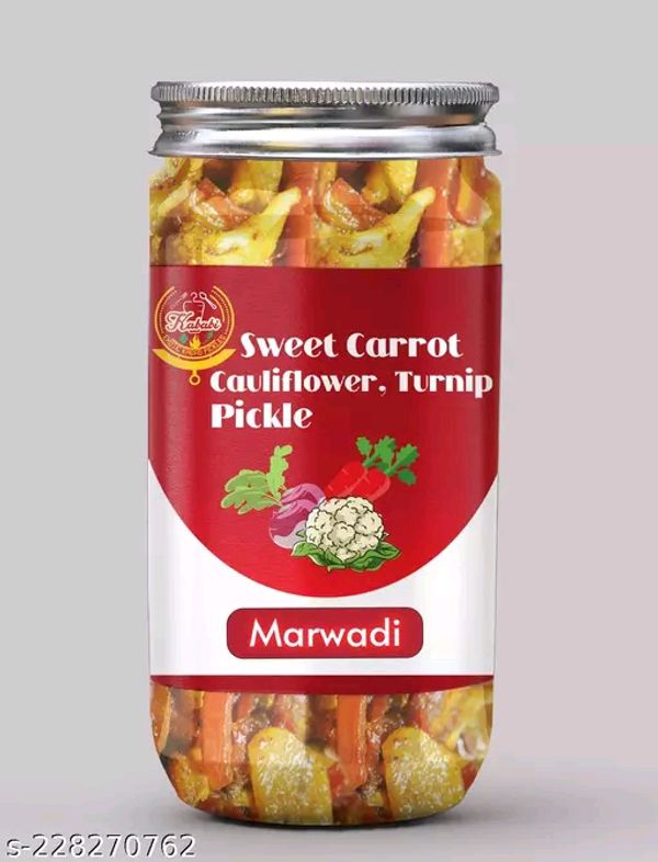 Marwadi Gobi Gajar Shalgam Pickle 400g