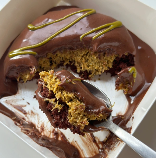 Chocolate Pistachio Kunafa Dessert -  Rich in chocolate and pistachio Flavour - 