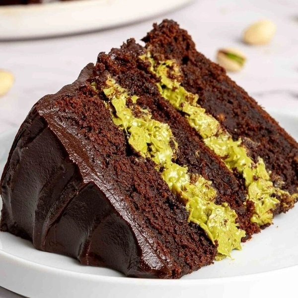 Chocolate Pistachio Kunafa Cake - 1 kg