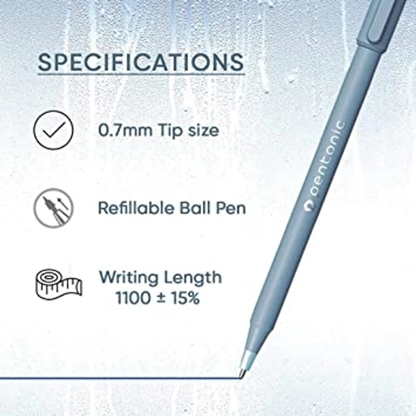 Pentonic Frost Gel Pen - Red
