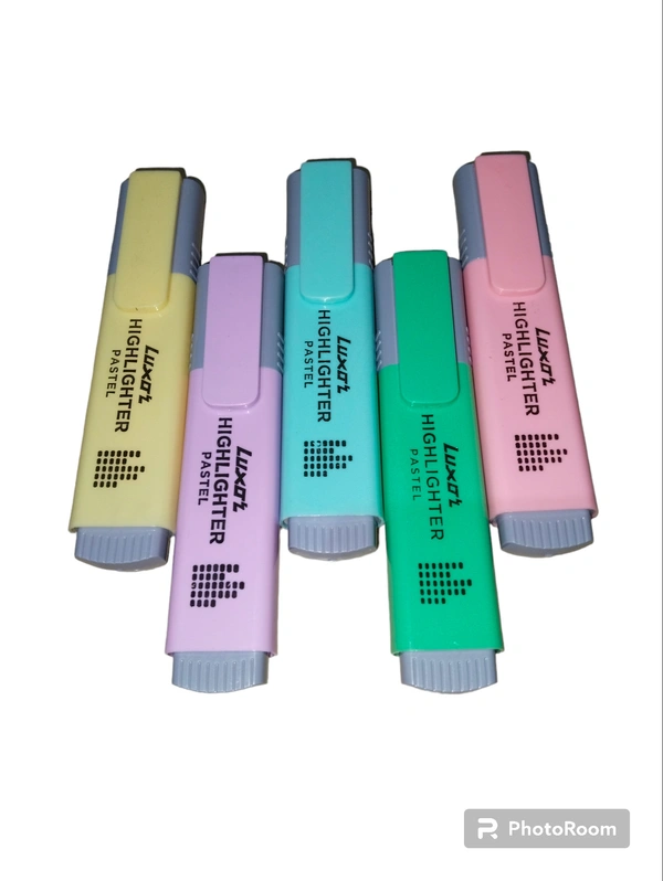 Luxor Pastel Highlighter Multi Neon Colour 5 Pis 