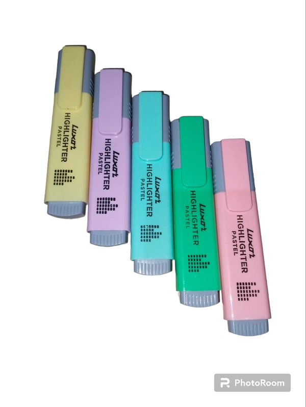 Luxor Pastel Highlighter Multi Neon Colour 5 Pis 