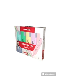 Luxor Pastel Highlighter Multi Neon Colour 5 Pis 