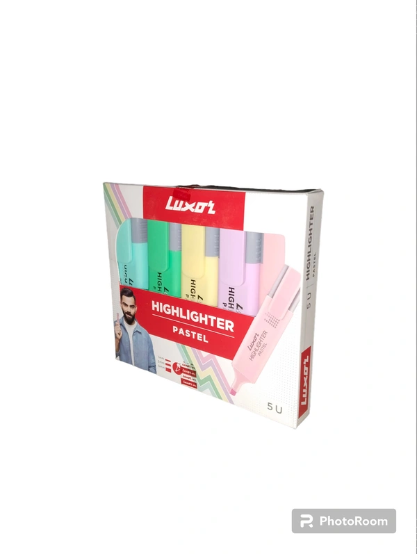 Luxor Pastel Highlighter Multi Neon Colour 5 Pis 
