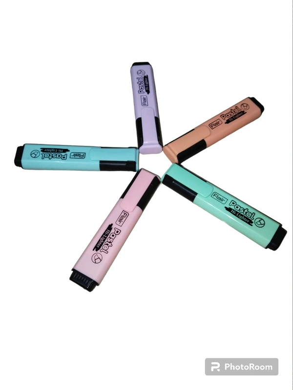 Flair Pastel Hi-lighter Multi Colour 5 Pis 