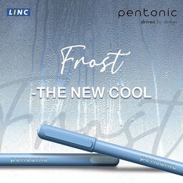 Pentonic Frost Ball Point Pen  - Red