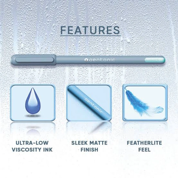 Pentonic Frost Ball Point Pen Pack Of 10 Piece  - Blue
