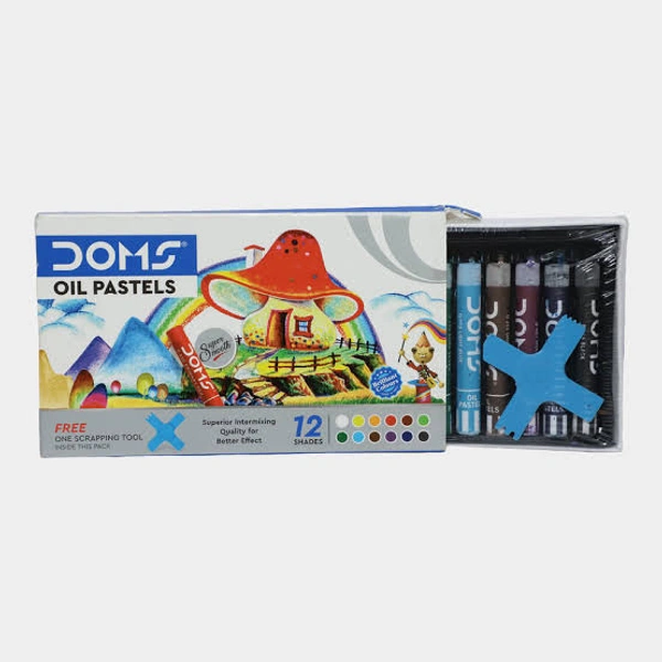 DOMS Oil Pastels Of 12 Shades