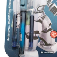 Flair Inky Robot Fountain Pen With 2 Refills  - Blue