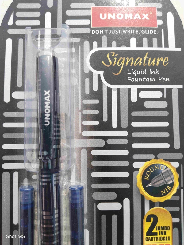 UNOMAX signature Fountain Pen  - Blue