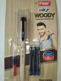 Flair Woody Fountain Pen With Ink Converter  - Blue