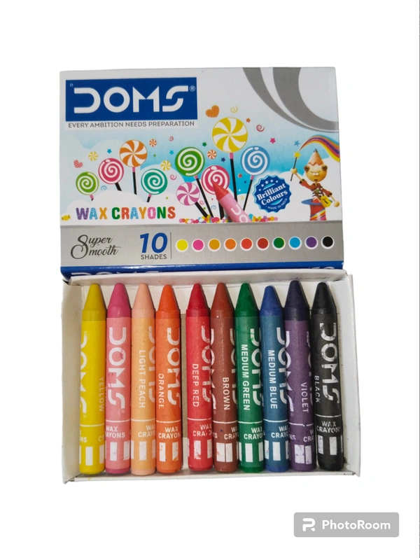 Doms Wax Crayons 10 Shade 