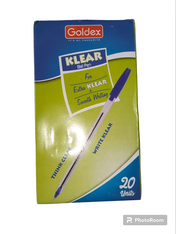 Goldex Klear Ball Pen 20 Piece  - Blue