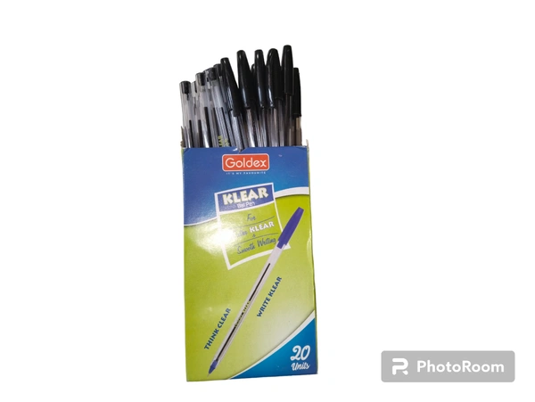 Goldex Klear Ball Pen 20 Piece  - Blue