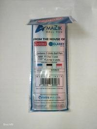 Goldex Mazik Ball Pen - 5 Piece  - Blue