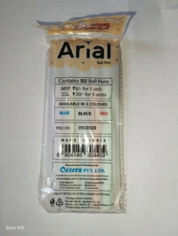 Goldex Arial Ball Pen - 5 Piece  - Blue