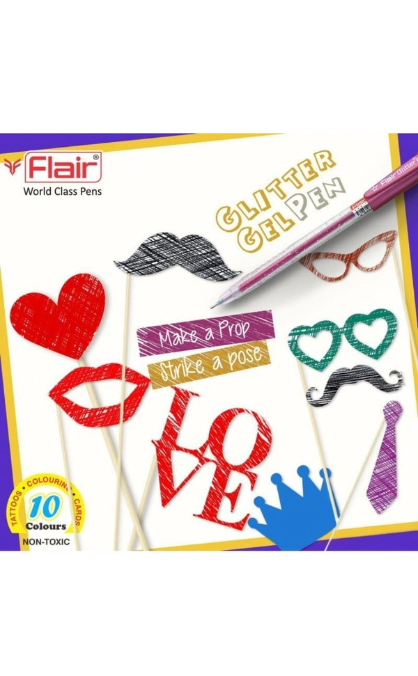 Flair Glitter Xtra Sparkle Gel Pen