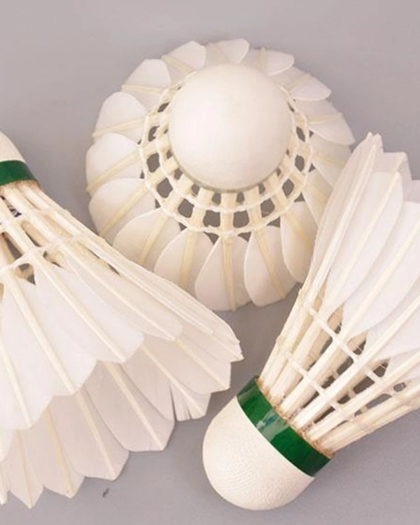 Badminton Shuttlecocks 1 Piece - White