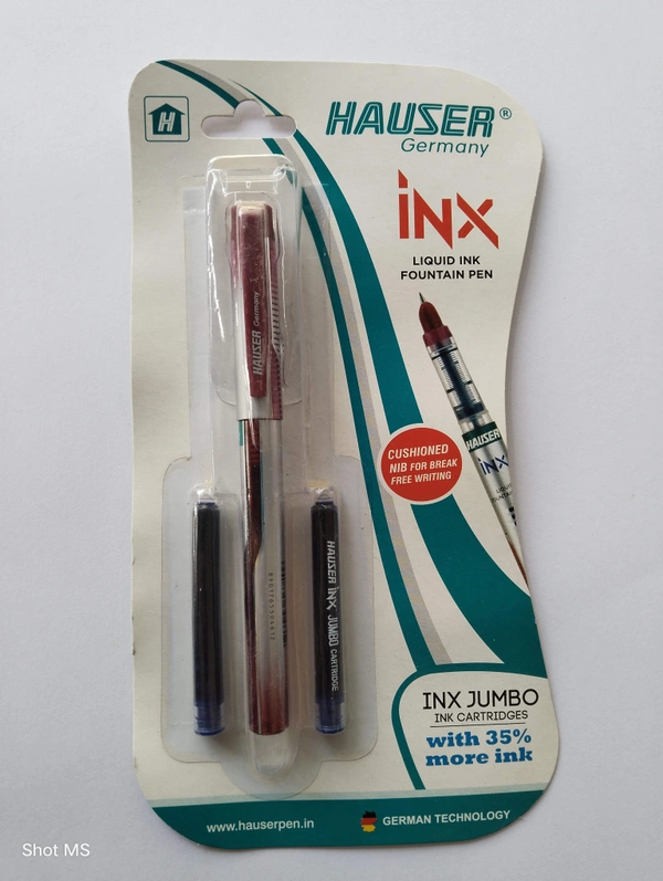 Hauser Germany Inx Fountain Pen - Blue