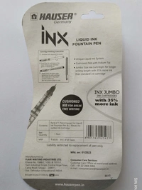 Hauser Germany Inx Fountain Pen - Blue