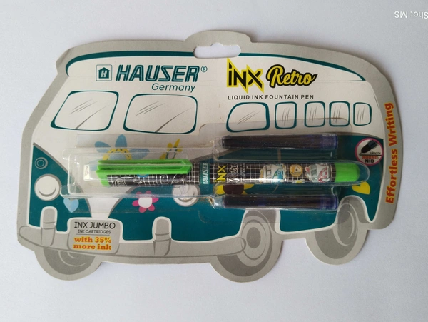 Hauser Germany Inx Retro Fountain Pen - Blue