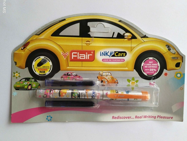 Flair Inkycars Fountain Pen  - Blue
