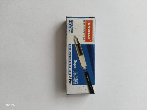 UNOMAX Super Jumbo Fountain Ink Cartridge  - Blue