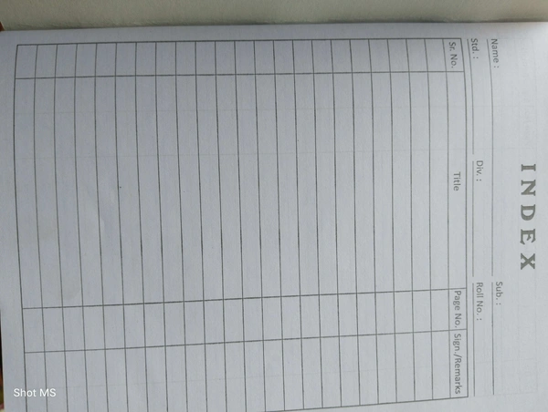 Shape 4 Line English Royal Notebook - 212
