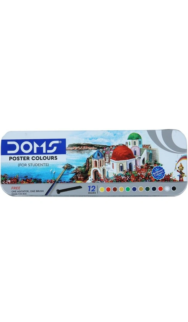 Doms 12 Shades Poster Colour 