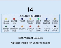 Doms 12 Shades Poster Colour 