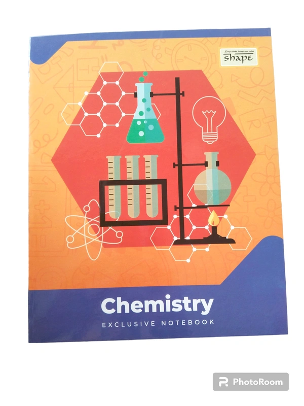 Shape Chemistry Practical Exercise Notebook With Hard Cover  - 140